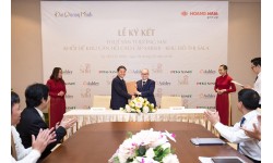 Ký kết hợp đồng thuê sàn thương mại khối đế Khu căn hộ cao cấp Sarimi - thuộc Khu đô thị Sala