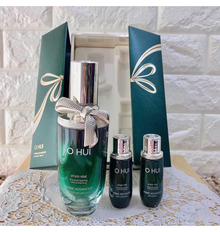 SET TINH CHẤT CĂNG BÓNG DA OHUI PRIME