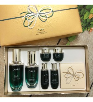 Bộ Tinh Chất Xanh Chống Lão Hóa Ohui Prime Advancer Ampoule Serum Special Set 6sp Đánh Bay Mọi Vấn Đề Về Da Mụn, Sạm, Nám, Lão Hóa Và Nhạy Cảm