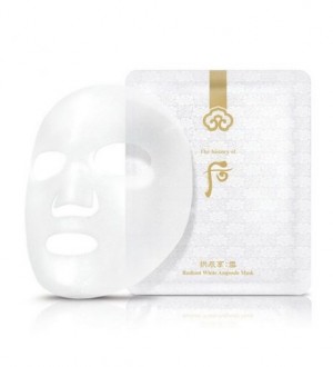 Mặt Nạ Dưỡng Trắng Da Whoo Radiant White Ampoule Mask – 8 miếng