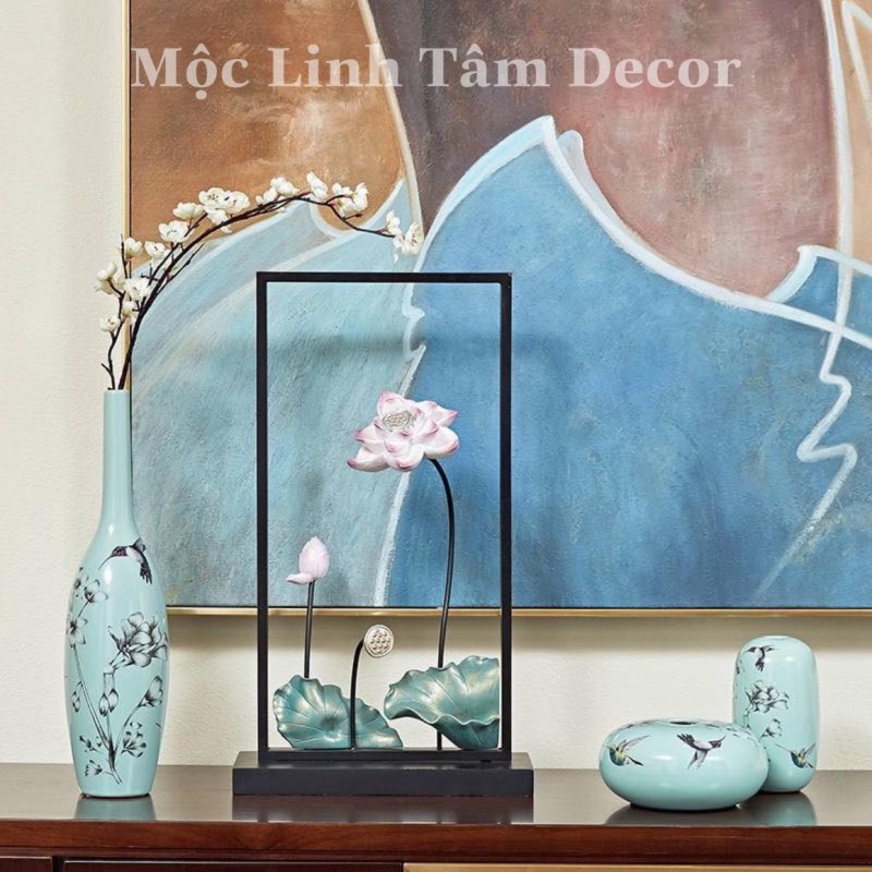 Bộ Decor Hoa Sen 228