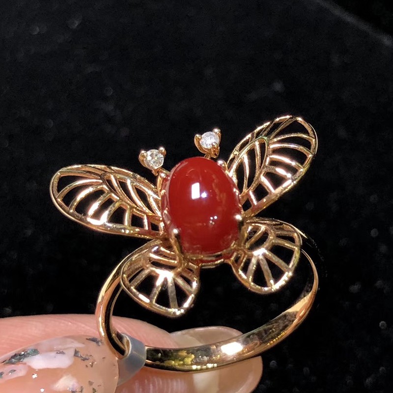 Nhẫn Bướm San hô 373