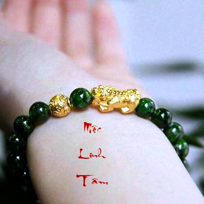 Diopside tỳ hưu vàng24k