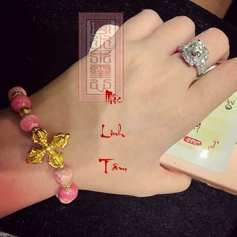 Charm chuỳ kim cang vàng 24k