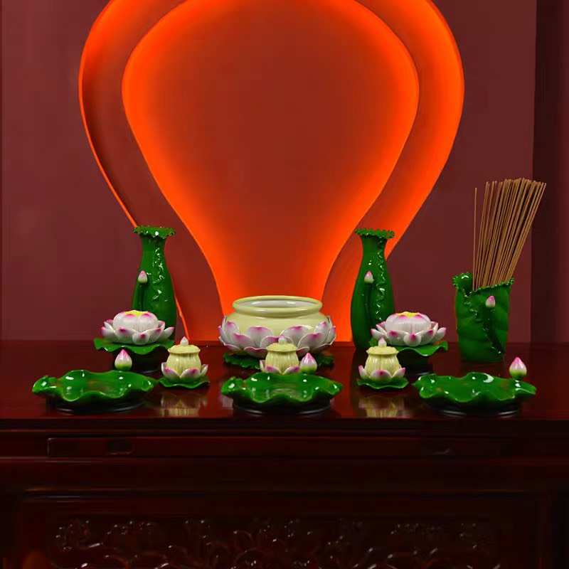Bộ đồ thờ Hoa Sen 218