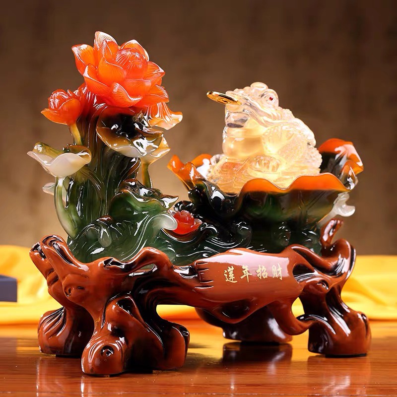 Cóc chầu sen ngọc
