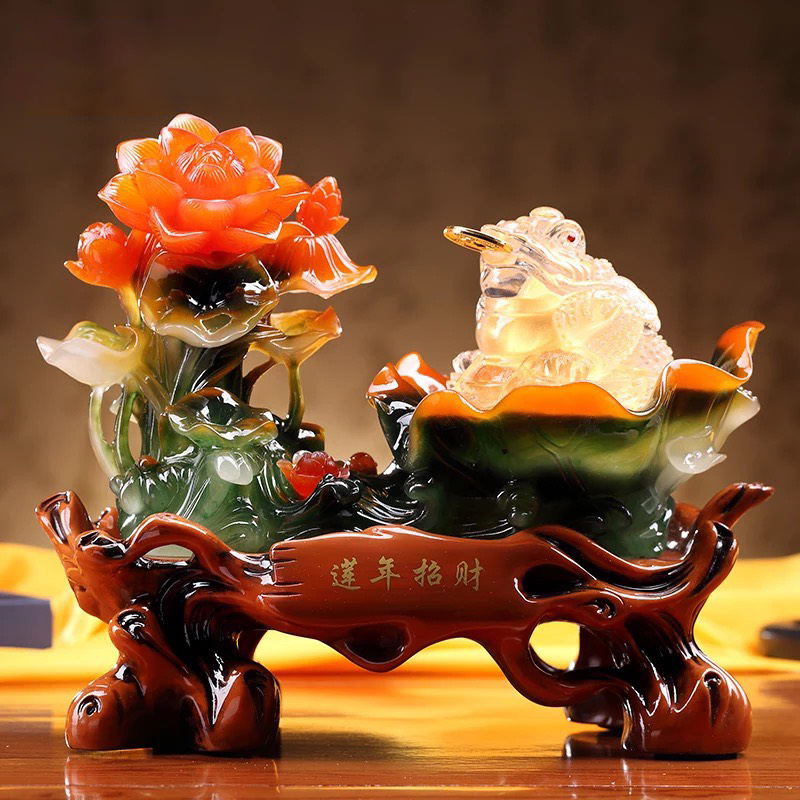 Cóc chầu sen ngọc