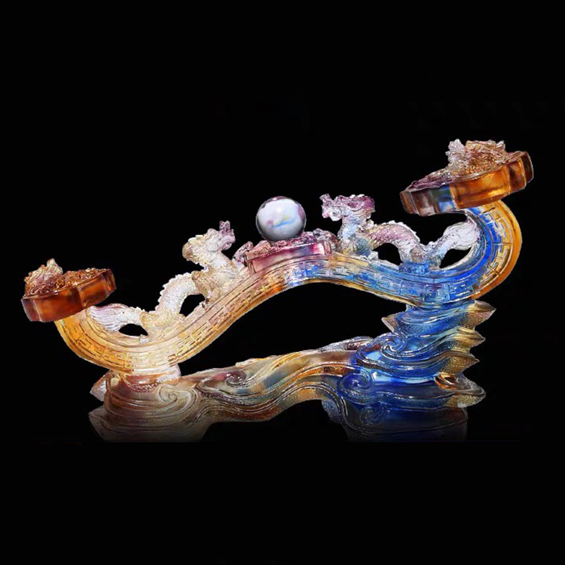 Gậy Như Ý Rồng Pha Lê