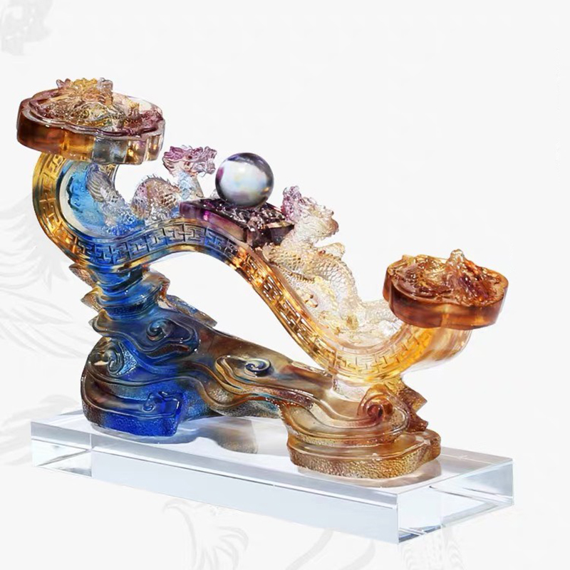 Gậy Như Ý Rồng Pha Lê