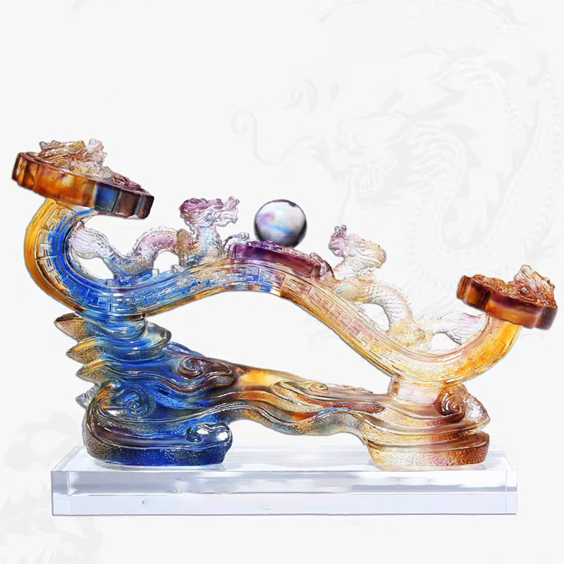 Gậy Như Ý Rồng Pha Lê