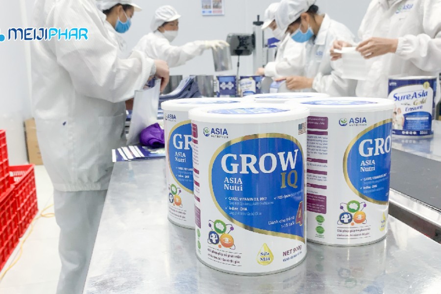 Meijiphar ứng dụng công nghệ bơm khí Nito hiện đại trong sản xuất sữa bột