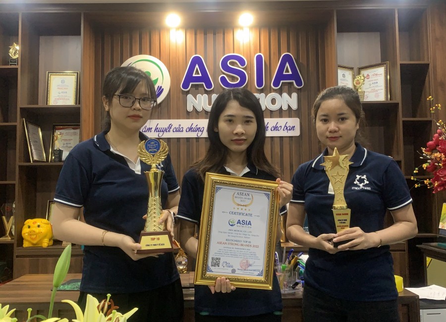 Thương hiệu sữa Asia Nutri vinh dự nhận nhiều giải thưởng danh giá