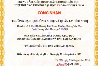 Chứng nhận kiểm định chất lượng giáo dục