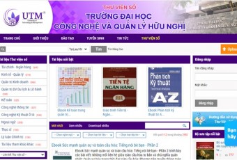 Hướng dẫn sử dụng trang thư viện số trường Đại học Công nghệ và Quản lý Hữu Nghị