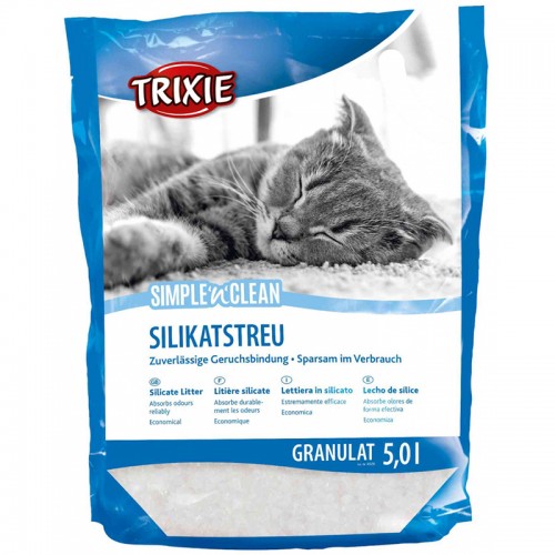 Cát vệ sinh thủy tinh cho mèo TRIXIE Silikatstreu