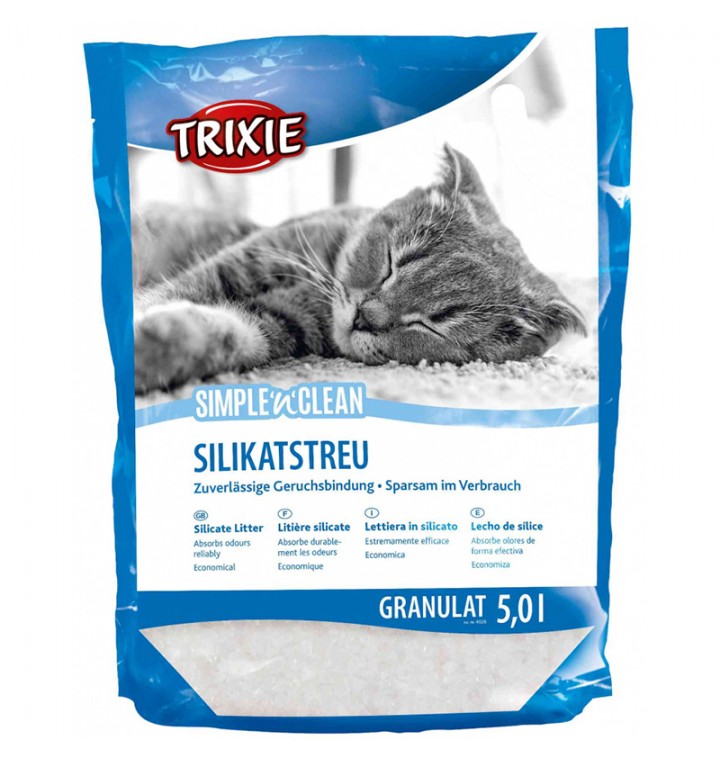 Cát vệ sinh thủy tinh cho mèo TRIXIE Silikatstreu