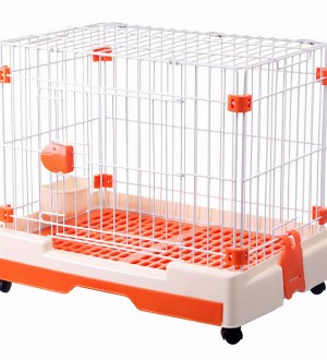 Chuồng chó mèo bằng sắt sàn nhựa AUPET Dog Cage