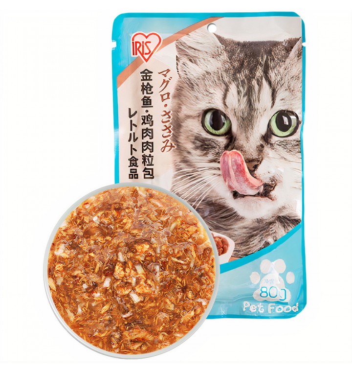 Pate cho mèo vị cá ngừ và thịt gà IRIS OHYAMA Tuna Chicken