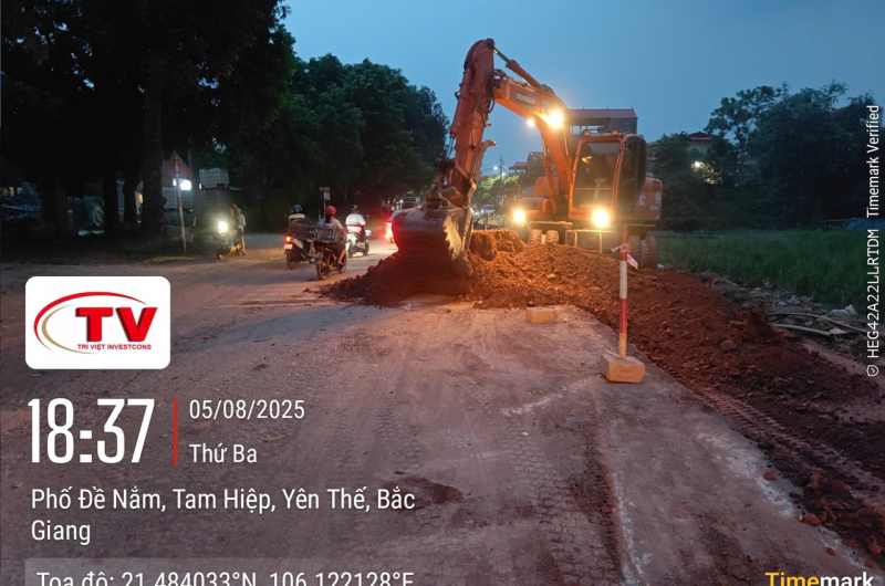 Dự án: Sửa chữa hư hỏng nền, mặt đường và công trình trên tuyến QL.17 đoạn Km94+00 – Km98+900, tỉnh Bắc Giang